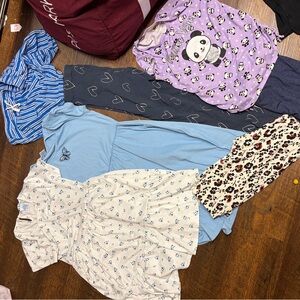 12-14 Girls Bundle Pants and Dresses Kids Pajamas